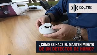 Mantenimiento a detector de humo Smoke detector maintenance [upl. by Ydnirb]