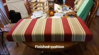 How to Cover a Cushion [upl. by Dutchman623]