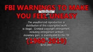 FBI Warnings to make you feel uneasy 19602019 [upl. by Sices]