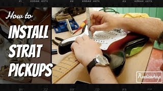 How To Install Strat Pickups by Radioshop Pickups [upl. by Naga]