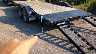 Trailer Project Part 4 trailer jacks [upl. by Penhall]