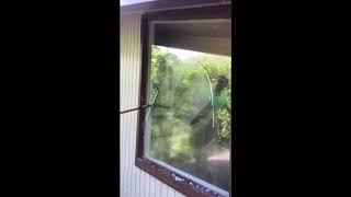 Window Cleaning with Unger Zero Degree squeegee [upl. by Jaban]