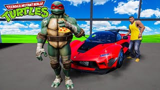 Stealing Cars from Ninja Turtles in GTA 5 [upl. by Ellyn24]