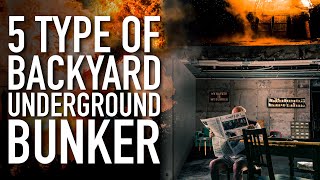 5 Type Of Backyard Underground Bunker You Should Build  Doomsday Preppers [upl. by Donegan971]