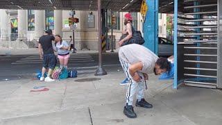 Zombies in Kensington Ave Philadelphia [upl. by Aillemac187]