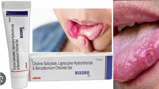 NIXORO GEL Choline Salicylate Lignocaine Hydrochloride amp Benzalkonium Chloride Gel [upl. by Iey]