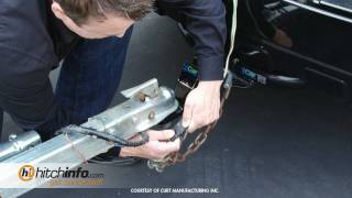 How to Replace a Trailer Leaf Spring  Double Eye Spring Installation [upl. by Etteve]