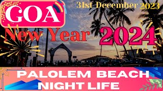 GOA  Palolem Beach  Night Life  New Year Celebration  Bars amp Restaurants  Goa Vlog  YouTube [upl. by Bromleigh]