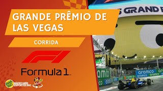 GRANDE PRÊMIO DE LAS VEGAS  CORRIDA  FÓRMULA 1  NARRAÇÃO AO VIVO [upl. by Sauers]