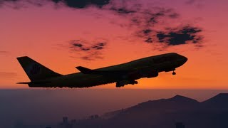 How To Steal A Jumbo Jet In GTA V [upl. by Jakoba]