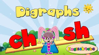 Digraphs Ch and Sh  Phonics Song [upl. by Snowman]