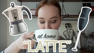 HOW TO MAKE A quotLATTEquot AT HOME moka pot  frother [upl. by Wakerly845]