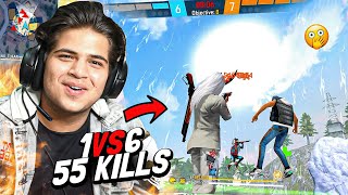 TUFAN FF 1 VS 6GAMEPLAY 😱  GARENA FREE FIRE [upl. by Einahpet]