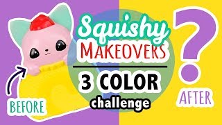 Squishy Makeover 3 Color Challenge [upl. by Nielsen863]