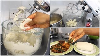 How to make the best pounded yam in a stand mixer [upl. by Ramahs834]