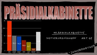 Präsidialkabinette  Weimarer Republik  Flipped Classroom [upl. by Leinnad]