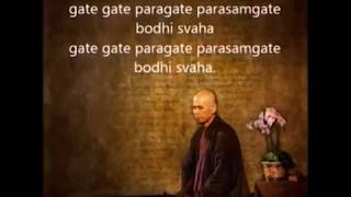 ♡ Chant quotThe Heart Sutraquot ♡ Gate Gate Pāragate Pārasaṃgate Bodhi Svāhā ♡ Follow The Words On Screen [upl. by Charles217]