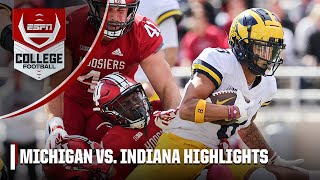 Michigan Wolverines vs Indiana Hoosiers  Full Game Highlights [upl. by Ecinehs]