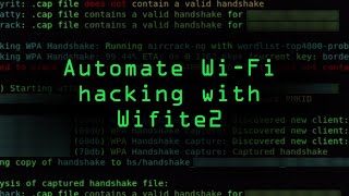 Automate WiFi Hacking with Wifite2 in Kali Linux Tutorial [upl. by Roberson]