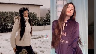 Pamparampampam while snowing 🌨 New Tiktok Trends  Pajama Party  Mama G [upl. by Christenson]