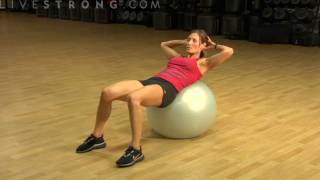 How to Do Abdominal Crunches Using a Balance Ball [upl. by Kling]