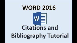 Word 2016  Bibliography References and Citation  How to Add Insert Make a Reference in Microsoft [upl. by Airun]