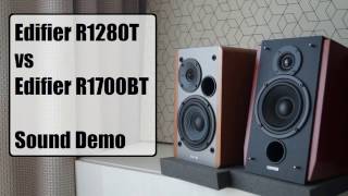 Edifier R1280T vs Edifier R1700BT  Sound Demo [upl. by Harts]