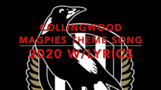 Collingwood Magpies Theme Song 2024 LYRICS [upl. by Illona760]