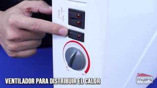 Calefactor electrico con dispersor de aire heatwave [upl. by Fredkin]