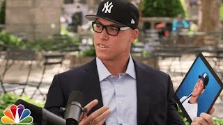 Aaron Judge Asks Yankees Fans About Aaron Judge [upl. by Uela]