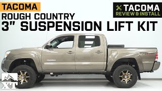 Tacoma Rough Country 3 in Suspension Lift Kit 20052019 6Lug Review amp Install [upl. by Rutledge576]