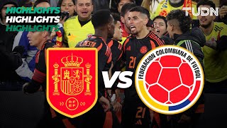 HIGHLIGHTS  España vs Colombia  Amistoso Internacional  TUDN [upl. by Lavinia579]