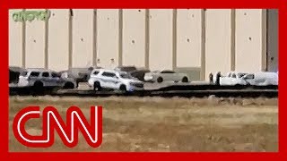 Surreal video captures gunfire in Odessa Texas [upl. by Asaret456]