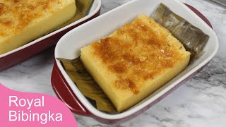 ROYAL BIBINGKA RECIPE Using Glutinous Rice Flour [upl. by Nesmat]