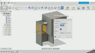 Autodesk Fusion 360 How to Insert and Constrain 2 parts in Assembly [upl. by Naima]