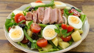 Nicoise Salad Recipe  How to Make Nicosie Salad [upl. by Maible]