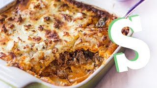 Sweet Potato Moussaka Recipe  SORTED [upl. by Elvie]