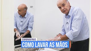 Como lavar as mãos  Coronavírus 1 [upl. by Shenan]