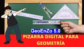 TUTORIAL PIZARRA DIGITAL GEOMETRÍA GEOENZO [upl. by Eicnahc]