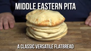 Middle Eastern Pita bread A classic versatile flatbread [upl. by Artnoed]