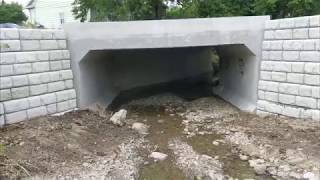 Precast Concrete Box Culvert Installation [upl. by Spike]