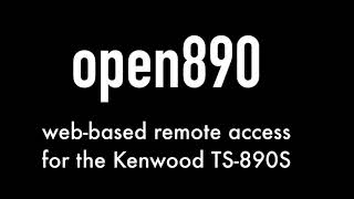 open890  browserbased remote control for the Kenwood TS890 [upl. by Dnyletak]