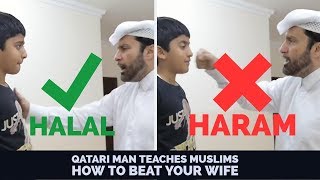 A Qatari Man Teaches Muslims How To Beat Your Wife [upl. by Temhem]