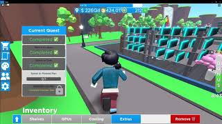 Completing Quest 7 for level 65 Electricitys Gone  Dogecoin Mining Tycoon Roblox [upl. by Ruthi447]