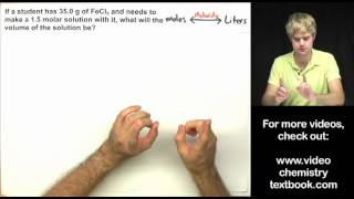 Molarity Practice Problems Part 2 [upl. by Dionisio]