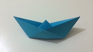 COMO HACER UN BARCO DE PAPEL TUTORIAL PAPIROFLEXIA ORIGAMI [upl. by Nawaj]