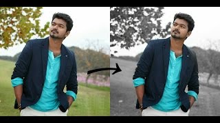 PicsArt Tutorial  How to change Background color to the Black and White  Special Splash Effect [upl. by Kenwee643]