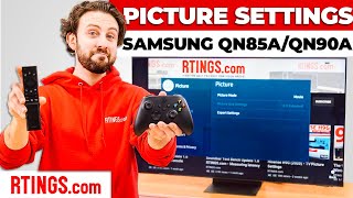 Samsung QN85A amp QN90A 2021  TV Picture Settings [upl. by Alcinia]