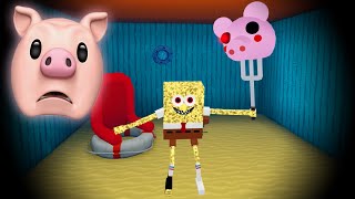 PIGGYS HEAD ON A FORK  Roblox Sponge Chapter 2 [upl. by Nnylacissej]