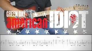 GREEN DAY  AMERICAN IDIOT  Guitar Cover Tutorial FREE TAB [upl. by Lema700]